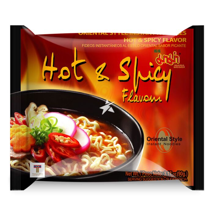 Mama Oriental Style Hot & Spicy Instant Noodles 90g