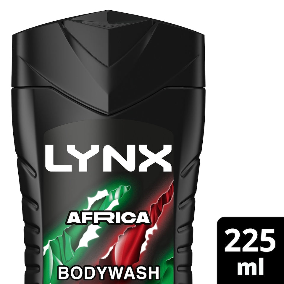 Lynx Africa Bodywash Shower Gel, 225ml