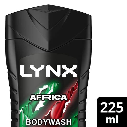 Lynx Africa Bodywash Shower Gel, 225ml