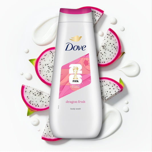 Dove Advanced Care Replenishing Dragon Fruit & Coconut Cream Body Wash, 400ml
