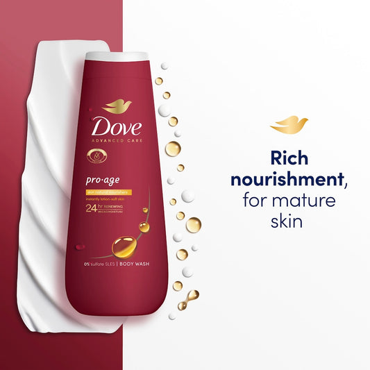 Dove Pro-Age Advanced Care Body Wash, 400ml