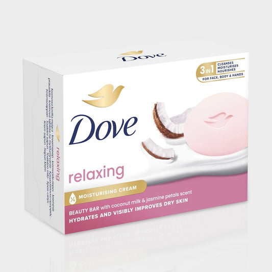 Dove Pink 3-in-1 Beauty Bar Hand Soap, 2 x 90g