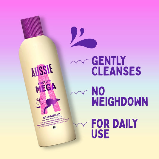Aussie Mighty Mega Shampoo, 400ml