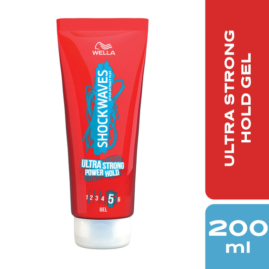 Wella Shockwaves Ultra Strong Power Hold Gel 200ml