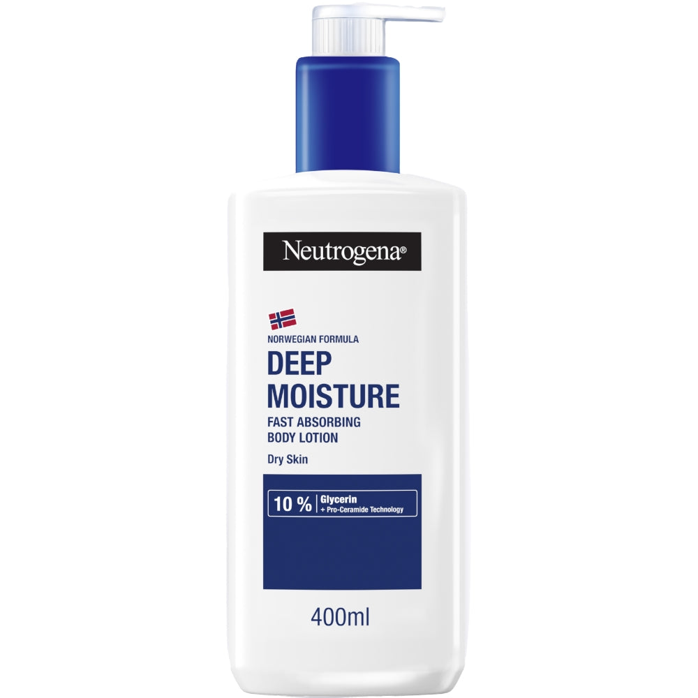 Neutrogena Deep Moisture Fast Absorbing Body Lotion 400ml