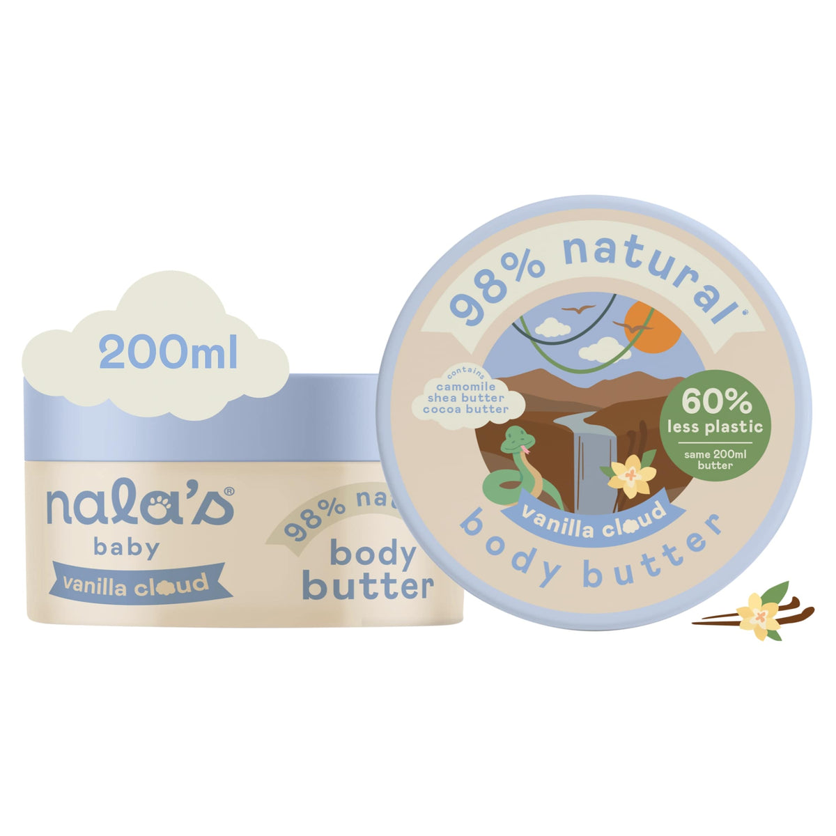 Nala's Baby Body Butter Vanilla Cloud 200ml