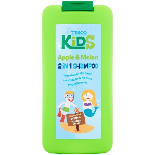 Tesco Kids Apple & Melon 2-in-1 Shampoo 250ml