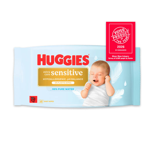 Huggies Extra Care Sensitive Baby Wipes 48 pack