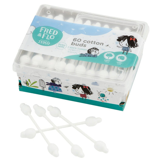 Fred & Flo Cotton Buds 60 pack