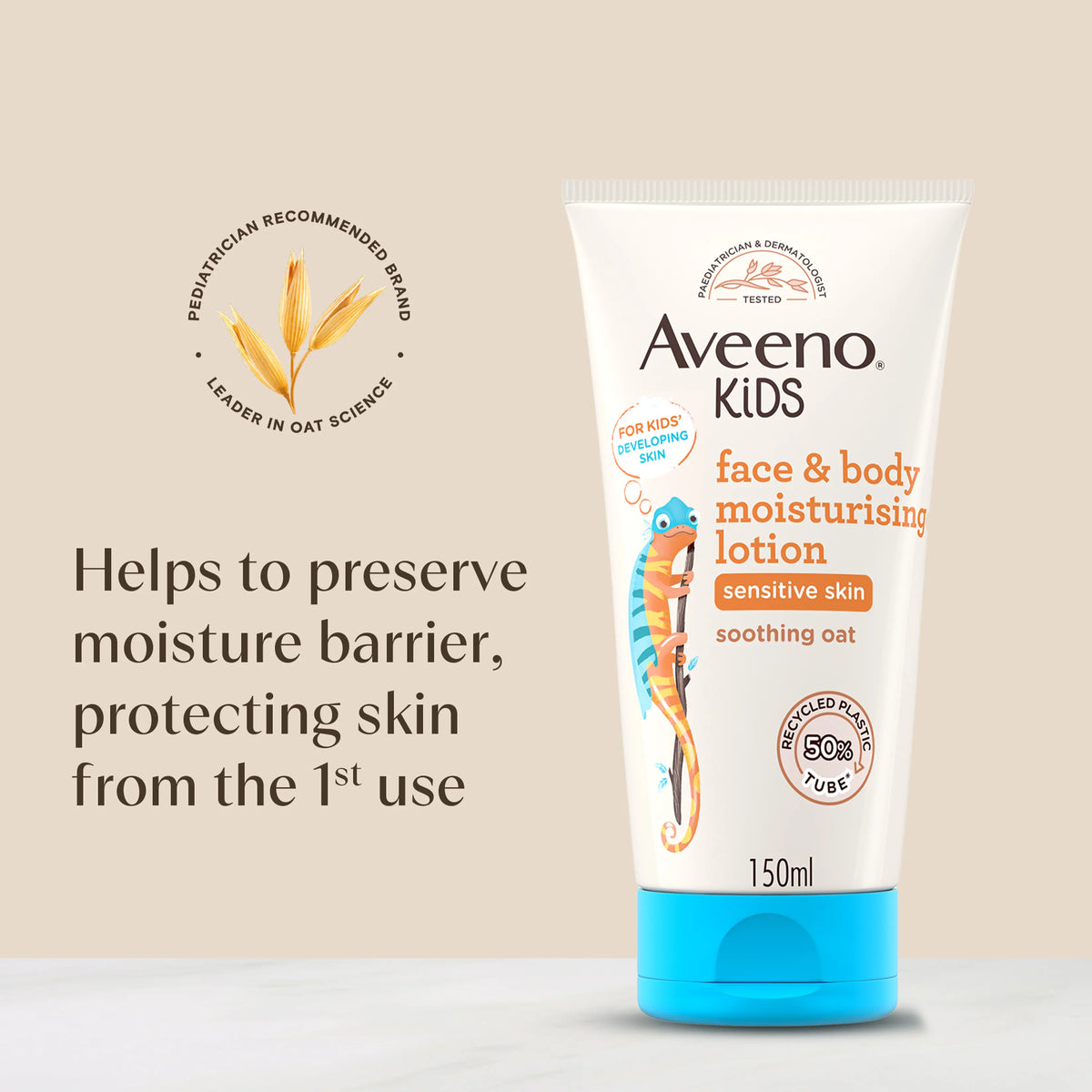 Aveeno Kids Face & Body Moisturising Lotion 150ml