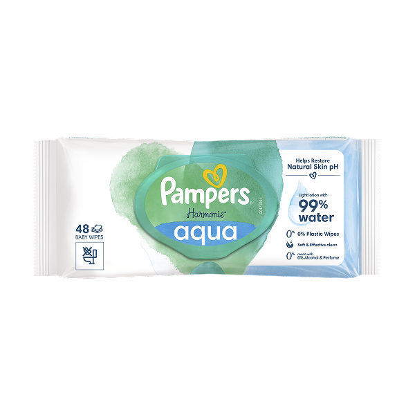 Pampers Aqua Baby Wipes 48 pack