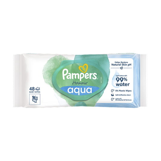 Pampers Aqua Baby Wipes 48 pack