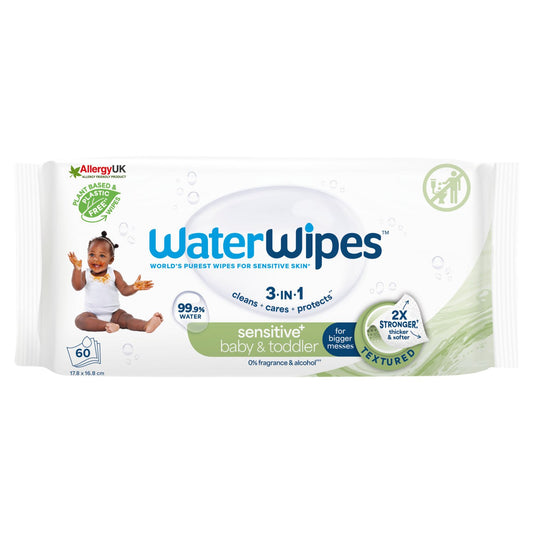 WaterWipes Textured Clean Baby Wipes 60 pack