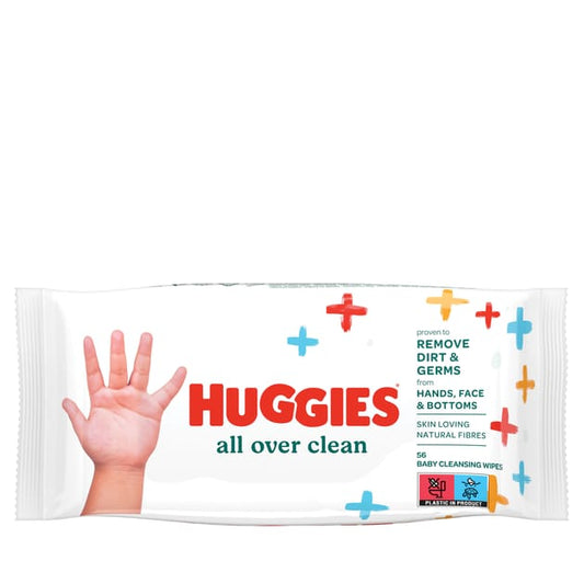 Huggies All Over Clean Baby Wipes 56 pack