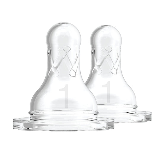 Dr Brown's Options+ Level 1 Narrow Bottle Teats 2 pack
