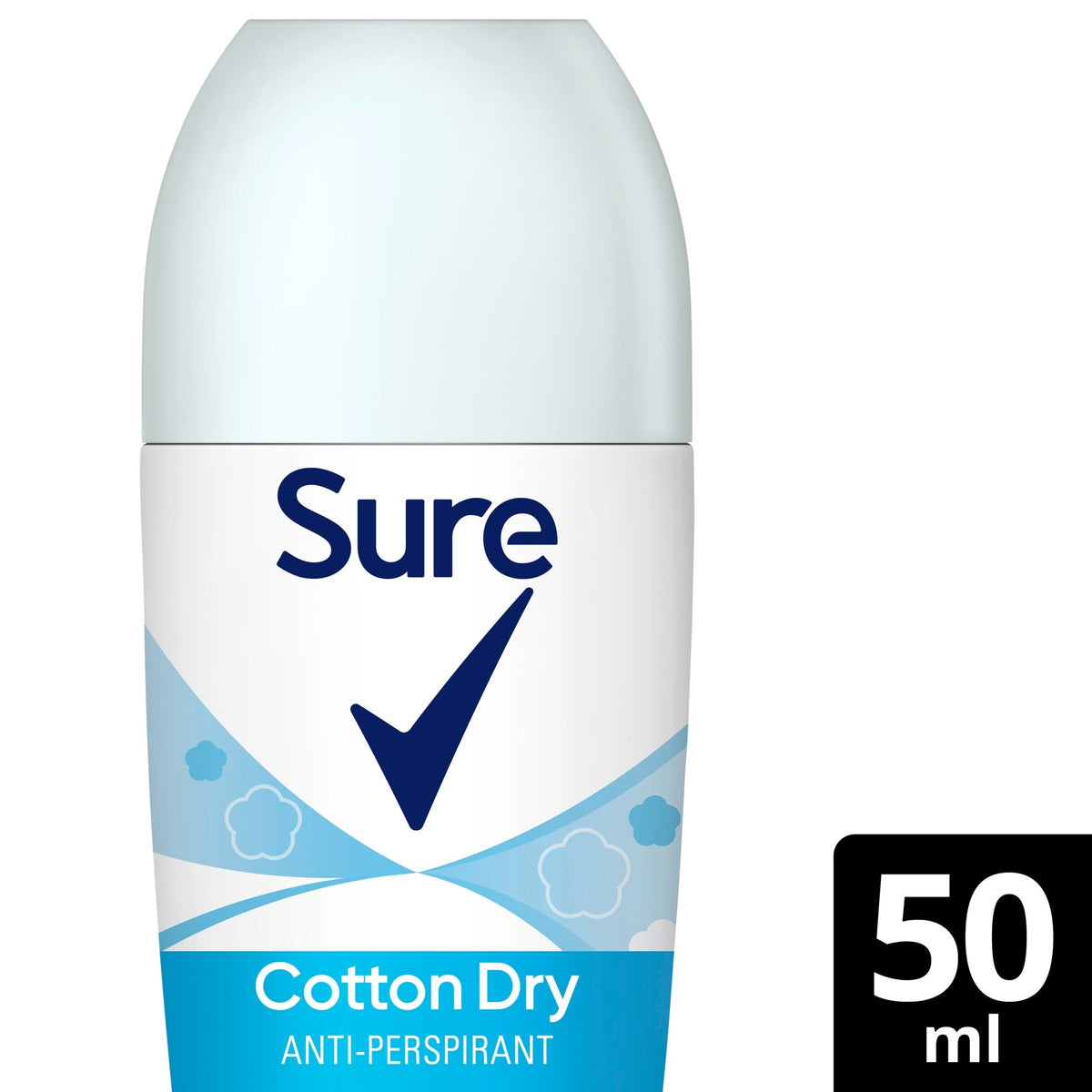 Sure Women Cotton Dry Anti-Perspirant Roll-On 50ml product image
