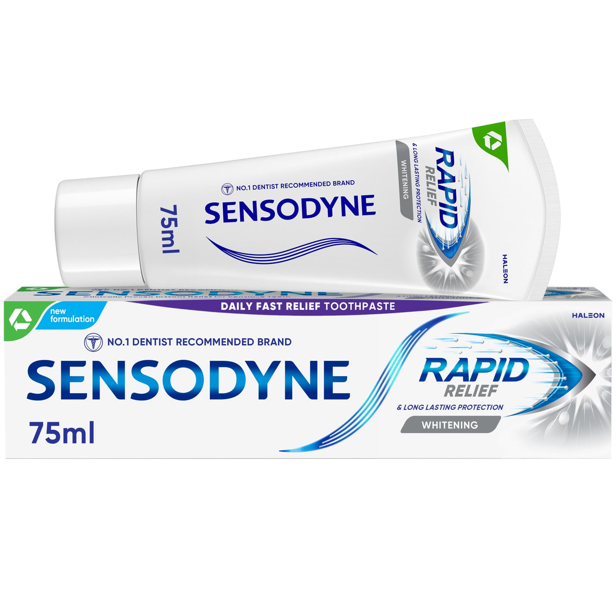 Sensodyne Rapid Relief Whitening Toothpaste 75ml product image