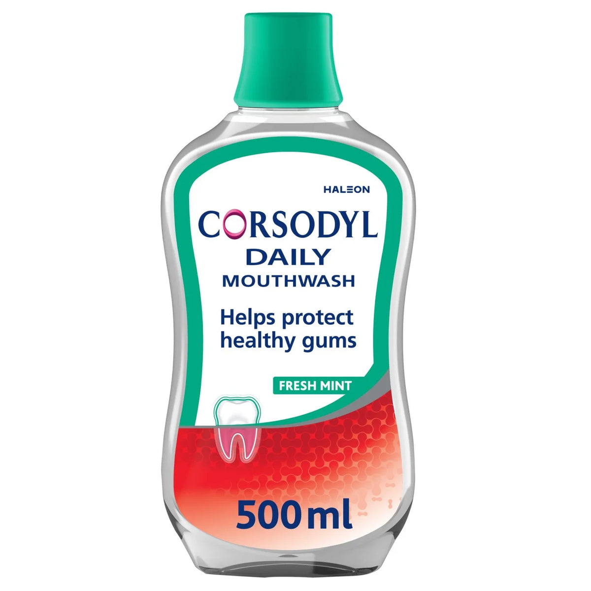 Corsodyl Daily Gum Care Fresh Mint Mouthwash 500ml product image