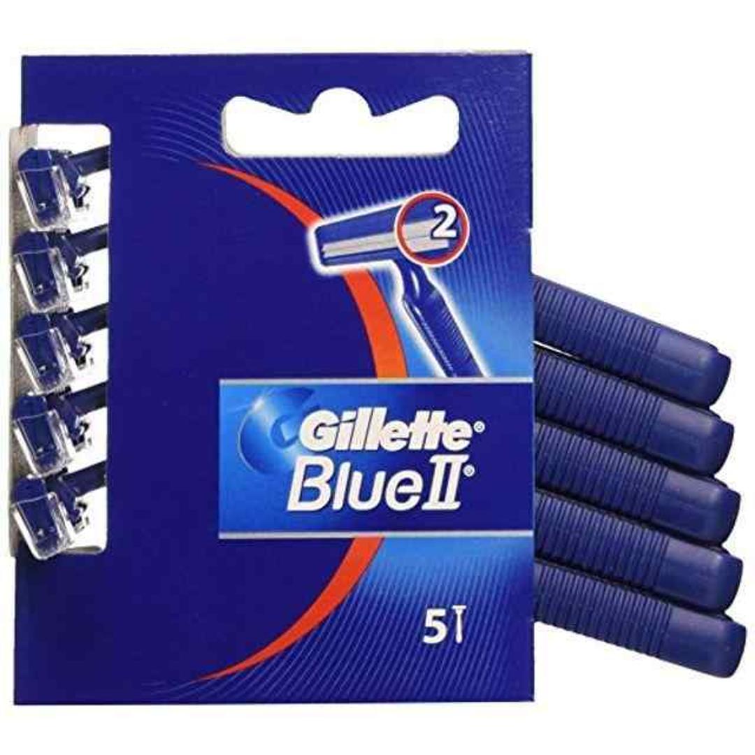 Gillette Blue II Men's Disposable Razors 5 Pack product image