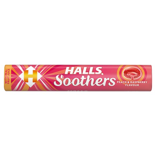 Halls Soothers Peach & Raspberry 10s (30g)