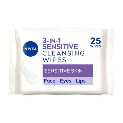 NIVEA Cleansing Face Wipes for Sensitive Skin (150g)