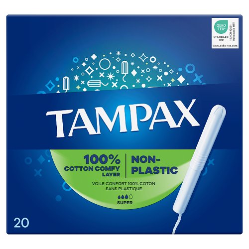 Tampax Tampons Applicator Super 20 Pack (100g)