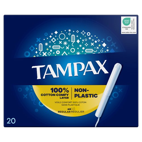 Tampax Tampons Applicator Regular 20 Pack (100g)