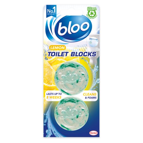Bloo Acticlean Cistern Block Citrus 2 Pack (76g)