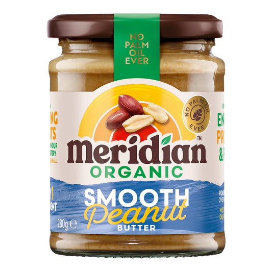 Meridian Organic Smooth Peanut Butter 280g