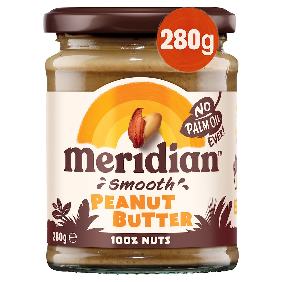 Meridian Smooth Peanut Butter No Salt 280g