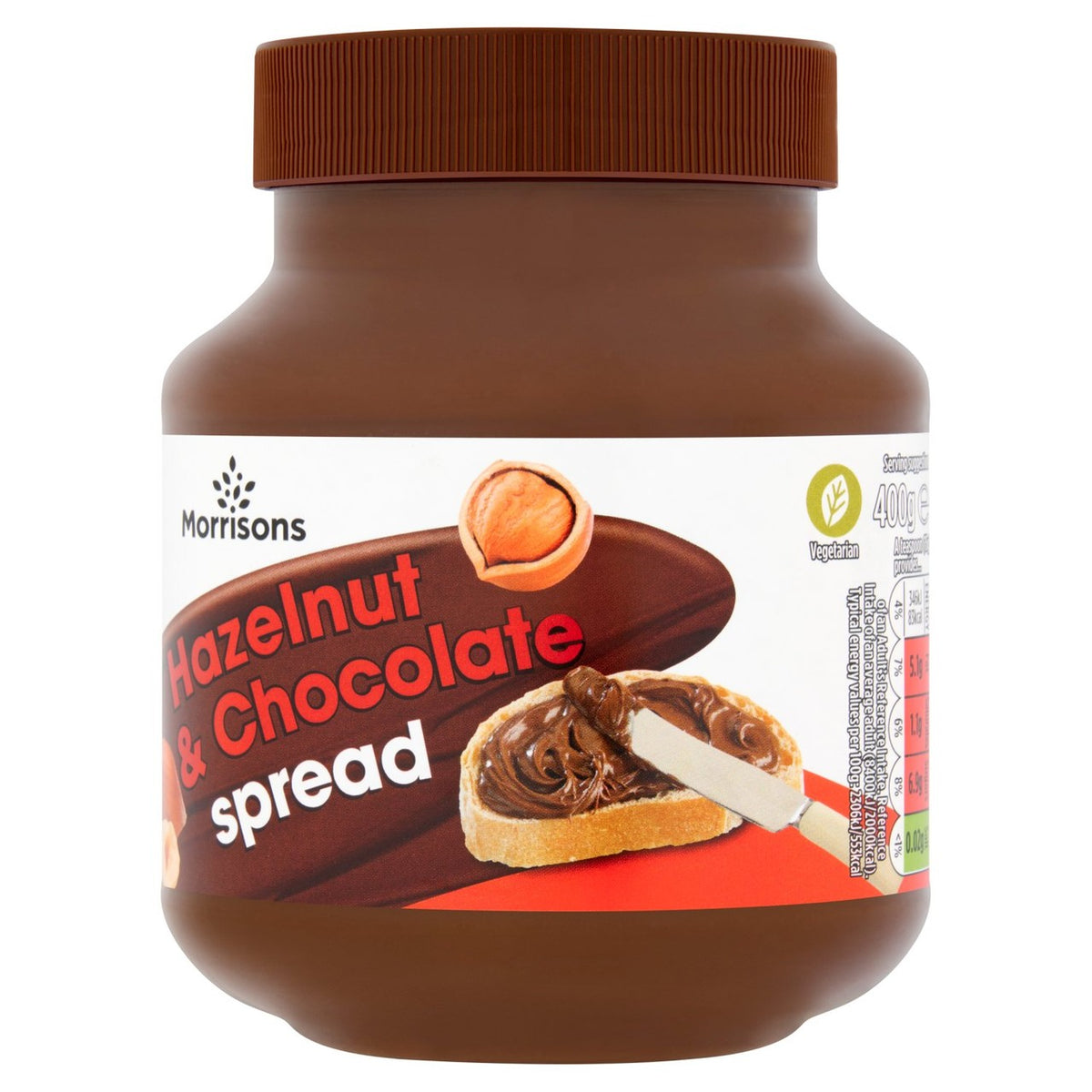 Morrisons Hazelnut & Chocolate Spread 400g