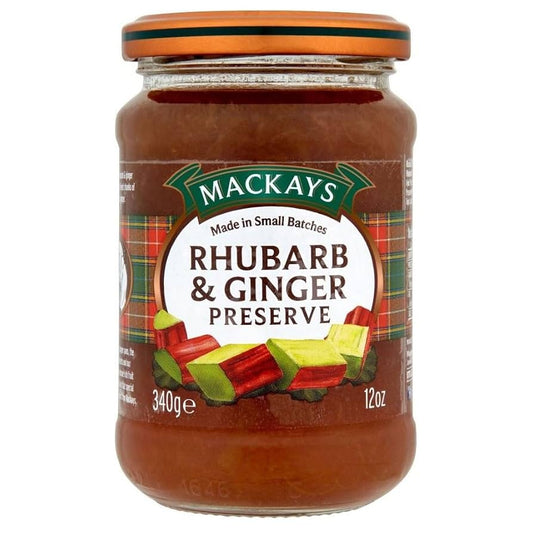 Mackays Rhubarb & Ginger Preserve 340g