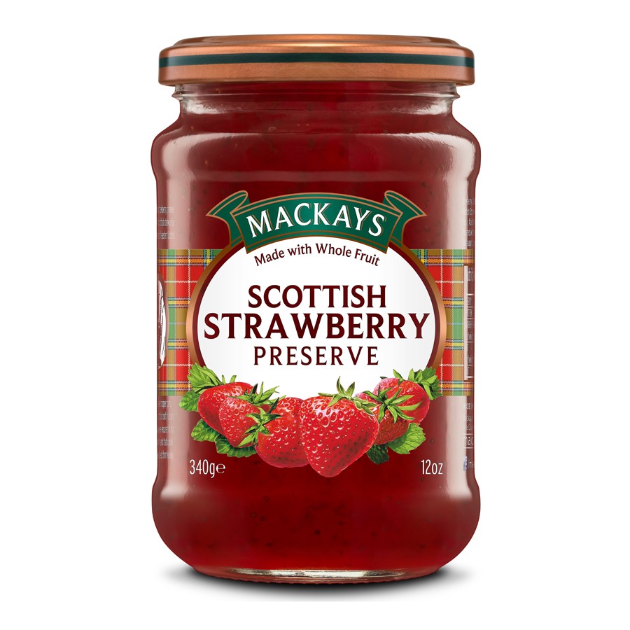 Mackays Scottish Strawberry Preserve 340g
