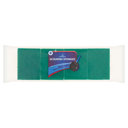 Morrisons Scouring Sponges 8 Pack