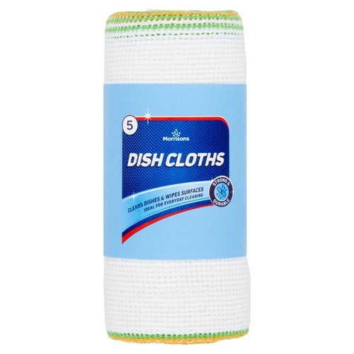 Morrisons Dish Cloths 5 Pack
