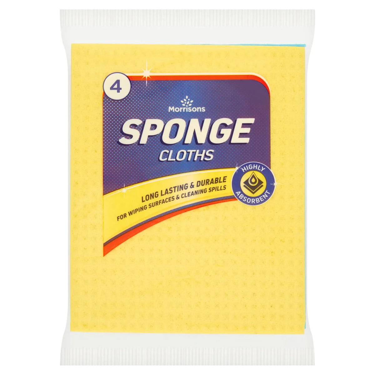 Morrisons Sponge Cloths 4 Pack