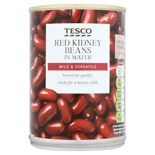 Tesco Red Kidney Beans in Water 400g product pack