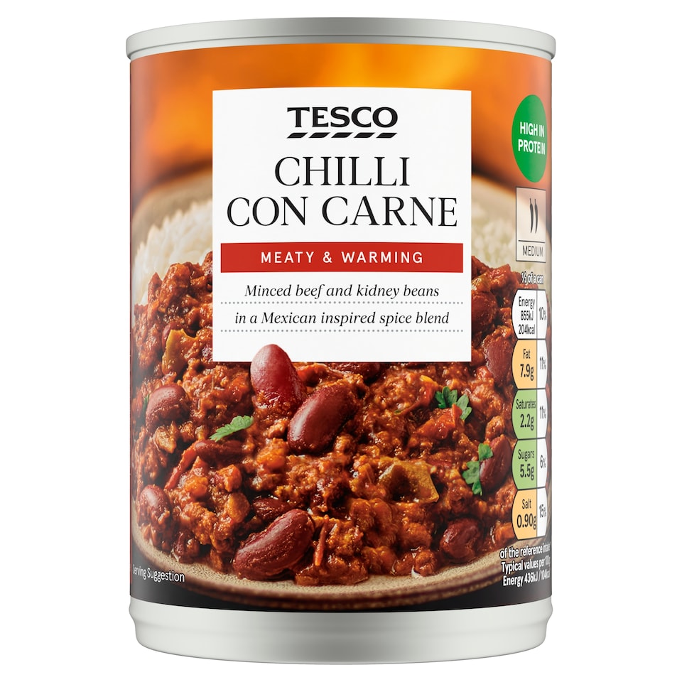 Tesco Chilli Con Carne 392g