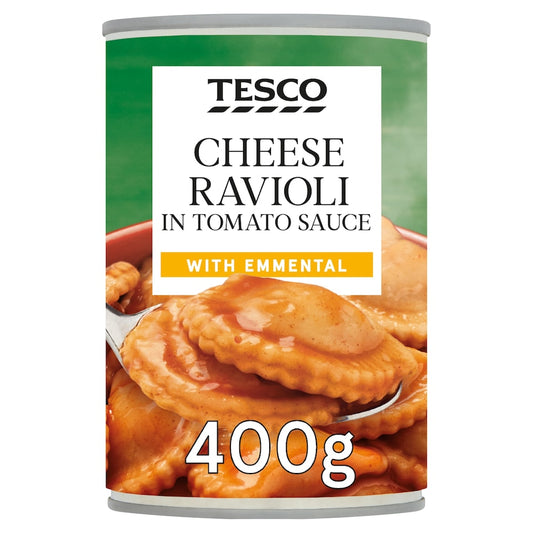 Tesco Cheese Ravioli in Tomato Sauce 400g