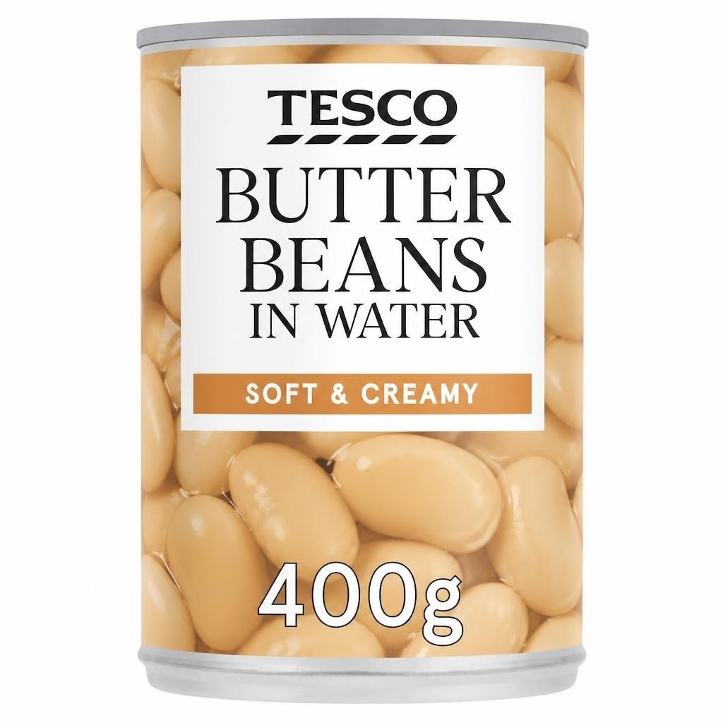Tesco Butter Beans in Water 400g