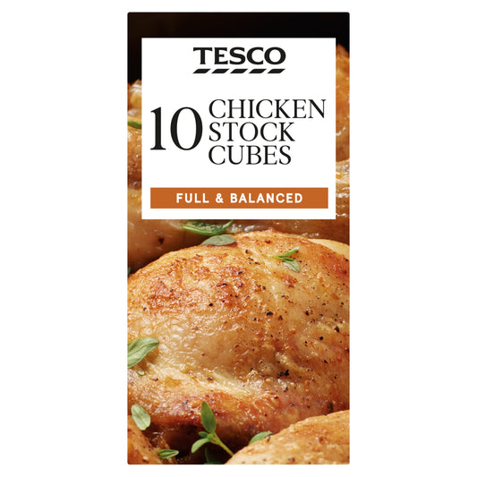 Tesco Chicken Stock Cubes 10 Pack 100g