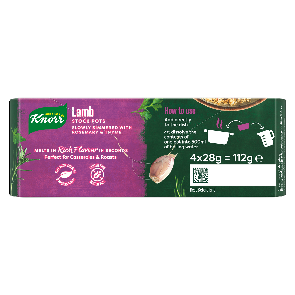 Knorr Lamb Stock Pot 4 x 28g