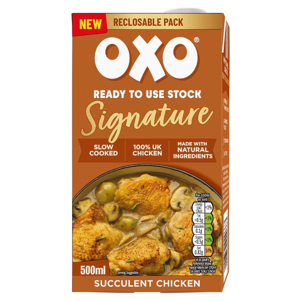 Oxo Ready To Use Stock Signature Succulent Chicken 500ml