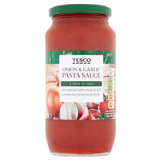 Tesco Onion & Garlic Pasta Sauce 500g