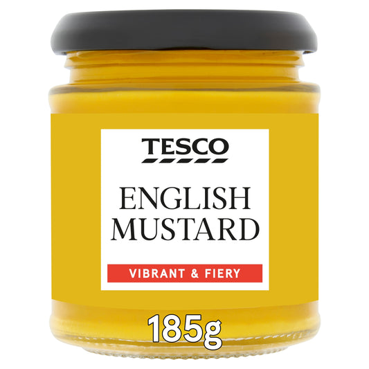 Tesco English Mustard 185g