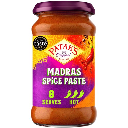 Patak's Madras Hot Curry Paste 283g