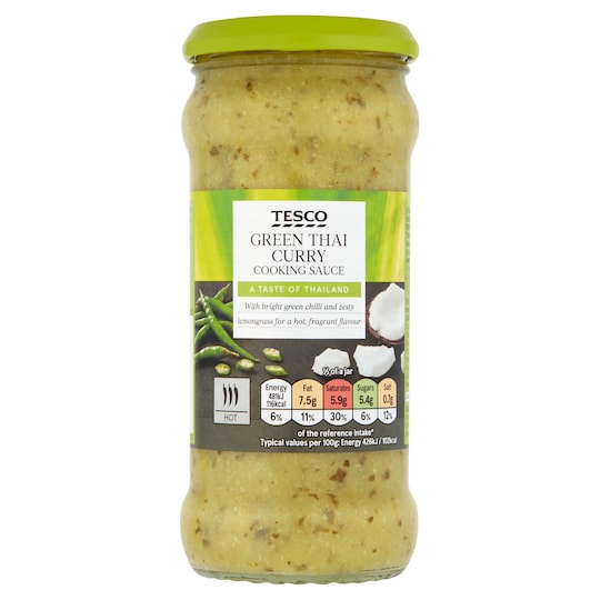 Tesco Green Thai Curry Cooking Sauce 340g