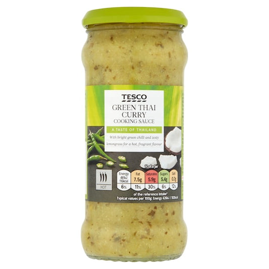 Tesco Green Thai Curry Cooking Sauce 340g