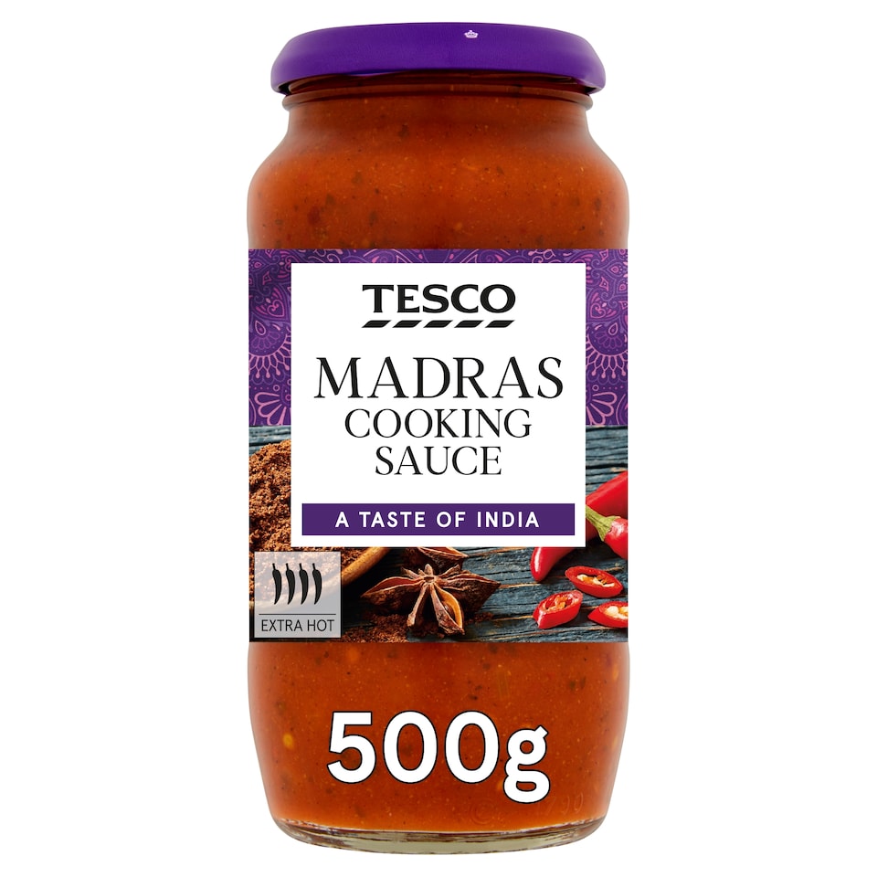 Tesco Madras Cooking Sauce 500g