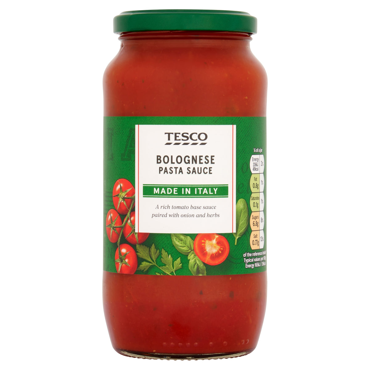 Tesco Bolognese Pasta Sauce 500g